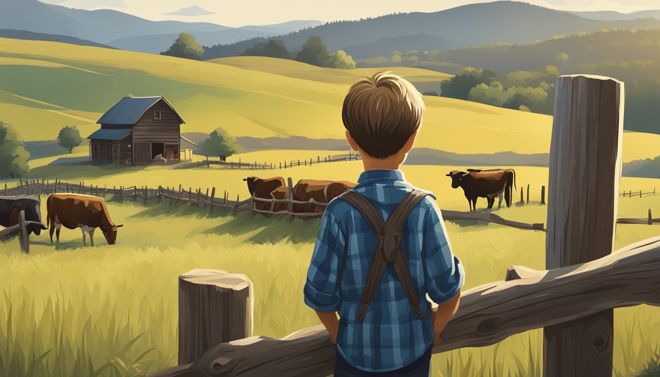 You are currently viewing Tate Dutton Grows Up Fast as Yellowstones Youngest Heir Faces Ranch Life